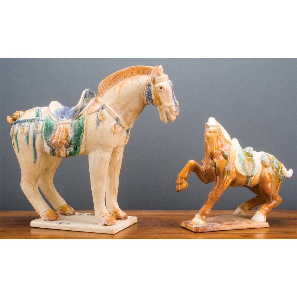 Danny's Fine Porcelain Home Decor Danny's Fine Porcelain Beige Tang Horse HT30BE