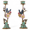Danny's Fine Porcelain Home Decor Danny's Fine Porcelain Bird Candelabra with Bronze Ormolu in Bird Figure Collection (one