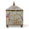Danny's Fine Porcelain Home Decor Danny's Fine Porcelain Bird Pattern Hinged Box with Bronze Ormolu Spring Bloosom Collection
