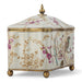 Danny's Fine Porcelain Home Decor Danny's Fine Porcelain Bird Pattern Hinged Box with Bronze Ormolu Spring Bloosom Collection