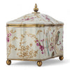 Danny's Fine Porcelain Home Decor Danny's Fine Porcelain Bird Pattern Hinged Box with Bronze Ormolu Spring Bloosom Collection