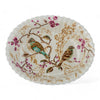 Danny's Fine Porcelain Home Decor Danny's Fine Porcelain Bird Pattern Oval Basin with Bronze Ormolu in Spring Blossoms