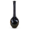 Danny's Fine Porcelain Home Decor Danny's Fine Porcelain Black Gold Bottle Vaseslender Black Bottle Vase Featuring A Simple Round - CLOSEOUT SAMPLE SALE