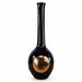 Danny's Fine Porcelain Home Decor Danny's Fine Porcelain Black Gold Bottle Vaseslender Black Bottle Vase Featuring A Simple Round - CLOSEOUT SAMPLE SALE