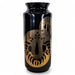 Danny's Fine Porcelain Home Decor Danny's Fine Porcelain Black Gold Vasetall Black Cylindrical Vase Decorated with Bold Gold - CLOSEOUT SAMPLE SALE