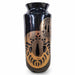 Danny's Fine Porcelain Home Decor Danny's Fine Porcelain Black Gold Vasetall Black Cylindrical Vase Decorated with Bold Gold - CLOSEOUT SAMPLE SALE