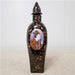 Danny's Fine Porcelain Home Decor Danny's Fine Porcelain Black Portrait Jartall Black Covered Jar Featuring A Colorful - CLOSEOUT SAMPLE SALE