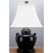 Danny's Fine Porcelain Home Decor Danny's Fine Porcelain Black Pumpkin Jar Lamp (122-13be)