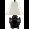 Danny's Fine Porcelain Home Decor Danny's Fine Porcelain Black Pumpkin Jar Lamp (122-13be)
