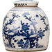 Danny's Fine Porcelain Home Decor Danny's Fine Porcelain Blue And White Bulb Lidded Jar (Classic) 50239