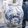 Danny's Fine Porcelain Home Decor Danny's Fine Porcelain Blue And White Bulb Lidded Jar (Classic) 50239