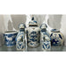 Danny's Fine Porcelain Home Decor Danny's Fine Porcelain Blue And White Bulb Lidded Jar (Classic) 50239