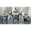 Danny's Fine Porcelain Home Decor Danny's Fine Porcelain Blue And White Bulb Lidded Jar (Classic) 50239