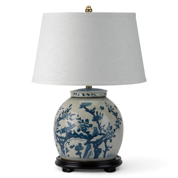 Danny's Fine Porcelain Lighting Danny's Fine Porcelain BLUE AND WHITE BULB LIDDED JAR LAMP(CLASSIC) (2-847-17) 50239-L