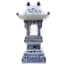 Danny's Fine Porcelain Home Decor Danny's Fine Porcelain Blue And White Lantern With Base (2 Sections) 50819