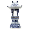 Danny's Fine Porcelain Home Decor Danny's Fine Porcelain Blue And White Lantern With Base (2 Sections) 50819