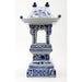 Danny's Fine Porcelain Home Decor Danny's Fine Porcelain Blue And White Lantern With Base (2 Sections) 50819