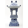 Danny's Fine Porcelain Home Decor Danny's Fine Porcelain Blue And White Lantern With Base (2 Sections) 50819