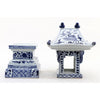 Danny's Fine Porcelain Home Decor Danny's Fine Porcelain Blue And White Lantern With Base (2 Sections) 50819