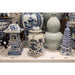 Danny's Fine Porcelain Home Decor Danny's Fine Porcelain Blue And White Lantern With Base (2 Sections) 50819