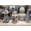 Danny's Fine Porcelain Home Decor Danny's Fine Porcelain Blue And White Lantern With Base (2 Sections) 50819