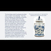 Danny's Fine Porcelain Home Decor Danny's Fine Porcelain Blue And White Lidded Lion Jar- Dragon (Classic) 50199