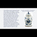 Danny's Fine Porcelain Home Decor Danny's Fine Porcelain Blue And White Lidded Lion Jar- Floral (Classic) 50200
