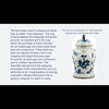 Danny's Fine Porcelain Home Decor Danny's Fine Porcelain Blue And White Lidded Lion Jar- Floral (Classic) 50200