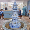 Danny's Fine Porcelain Home Decor Danny's Fine Porcelain Blue And White Pagoda(4 Sections) 50818
