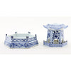 Danny's Fine Porcelain Home Decor Danny's Fine Porcelain Blue And White Pagoda(4 Sections) 50818
