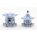 Danny's Fine Porcelain Home Decor Danny's Fine Porcelain Blue And White Pagoda(4 Sections) 50818