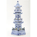Danny's Fine Porcelain Home Decor Danny's Fine Porcelain Blue And White Pagoda(4 Sections) 50818