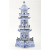 Danny's Fine Porcelain Home Decor Danny's Fine Porcelain Blue And White Pagoda(4 Sections) 50818