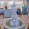 Danny's Fine Porcelain Home Decor Danny's Fine Porcelain Blue And White Pagoda(4 Sections) 50818