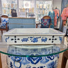 Danny's Fine Porcelain Home Decor Danny's Fine Porcelain BLUE AND WHITE RECTANGULAR BASIN (CLASSIC) 50112
