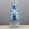 Danny's Fine Porcelain Home Decor Danny's Fine Porcelain Blue And White Vase-Double Happiness (Classic) 50108