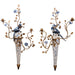 Danny's Fine Porcelain Home Decor Danny's Fine Porcelain BLUE AND WHITE WALL HANGING CANDLE STICK 30" 14074