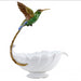 Danny's Fine Porcelain Home Decor Danny's Fine Porcelain Blue Green Hummingbird With Dish 60375