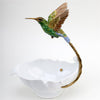 Danny's Fine Porcelain Home Decor Danny's Fine Porcelain Blue Green Hummingbird With Dish 60375