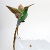 Danny's Fine Porcelain Home Decor Danny's Fine Porcelain Blue Green Hummingbird With Dish 60375
