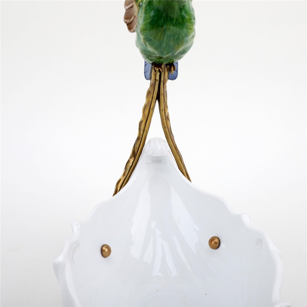 Danny's Fine Porcelain Home Decor Danny's Fine Porcelain Blue Green Hummingbird With Dish 60375