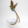 Danny's Fine Porcelain Home Decor Danny's Fine Porcelain Blue Green Hummingbird With Dish 60375
