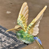 Danny's Fine Porcelain Home Decor Danny's Fine Porcelain Blue Green Hummingbird With Dish 60375