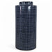 Danny's Fine Porcelain Home Decor Danny's Fine Porcelain Blue Grid Vasetall Cylindrical Vase Covered in A Fine Indigo and - CLOSEOUT SAMPLE SALE