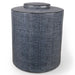 Danny's Fine Porcelain Home Decor Danny's Fine Porcelain Blue Linen Garden Stool - CLOSEOUT