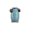 Danny's Fine Porcelain Home Decor Danny's Fine Porcelain Blue Majolica Vase W/ Pome. Pattern: Majolica