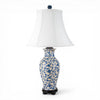 Danny's Fine Porcelain Home Decor Danny's Fine Porcelain ] Blue Vase Lamp-Blue Florets[108-17-Be]