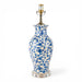 Danny's Fine Porcelain Home Decor Danny's Fine Porcelain Blue Vase Lamp-Blue Florets[2-847-17] Classic Blue Vase Lamp