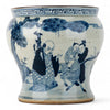 Danny's Fine Porcelain Home Decor Danny's Fine Porcelain Blue & White Basin – Longevity Motif