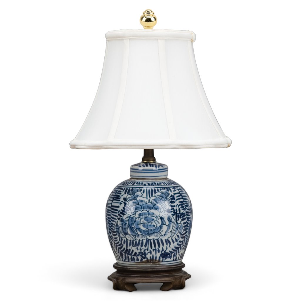 Danny's Fine Porcelain Home Decor Danny's Fine Porcelain Blue & White Bulb Jar Lamp